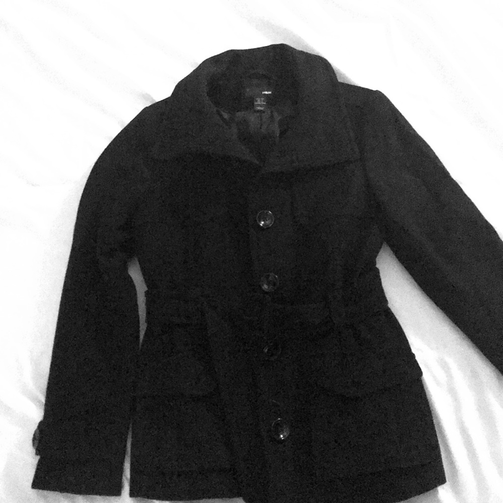 H&M Black Winter Coat